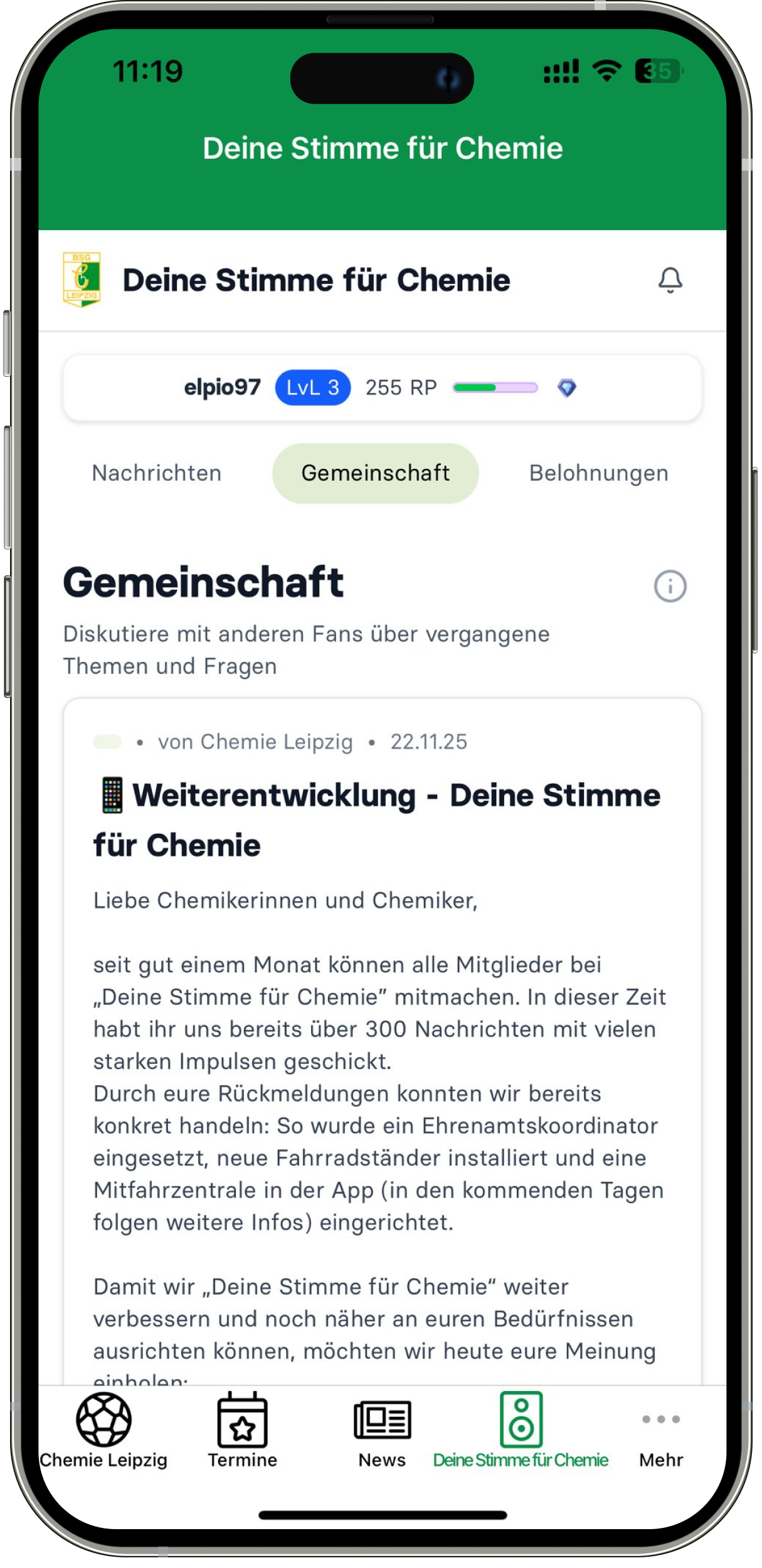 App – Community
